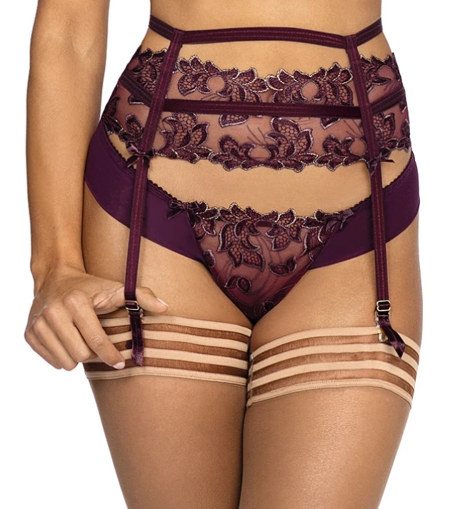 Sheer Lace Garter Belt from Lavinia Lingerie