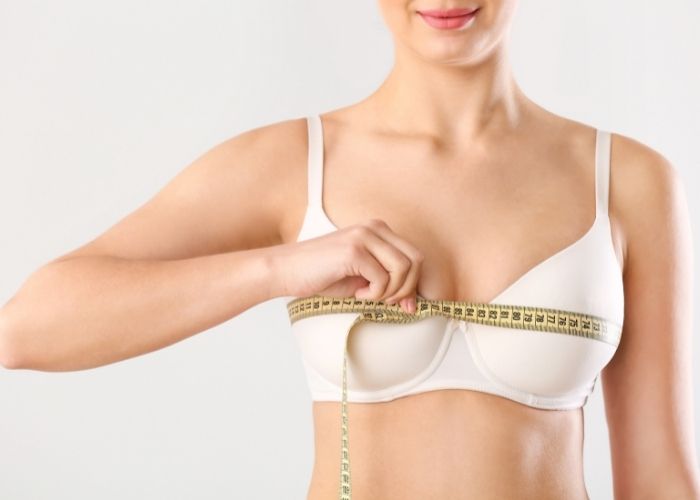 measuring your own bra size