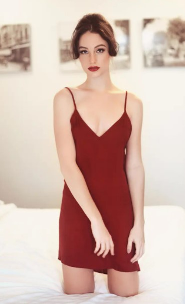 Backless Silk Slip Dress from LelaSilk on Etsy