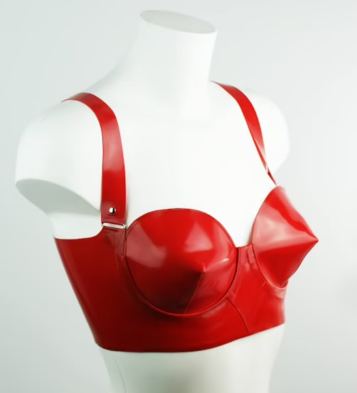 Classic Latex Cone Bra from MicoCoutureLatex on Etsy