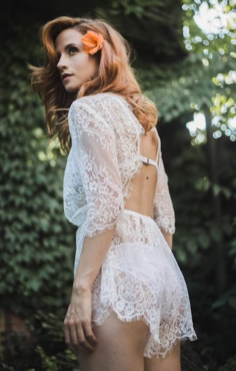 Sheer Lace Romper from jordanderuiter on Etsy