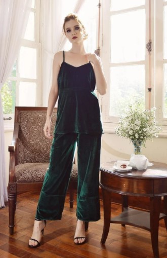 Velvet Pajamas from LelaSilk