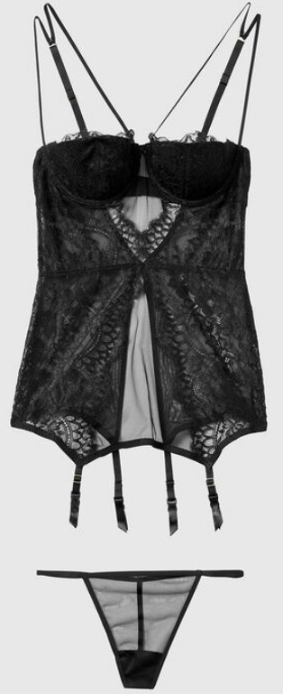 Lightly Lined Lace Merrywidow from La Senza